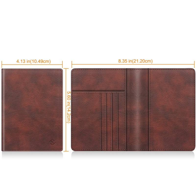 Fintie Passport Cover - Premium Faux Leather Passport Protective Cover