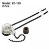 sourcing map Pull Chain Switch On-Off Speed Replacement ZE-109 for