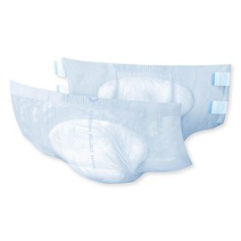 NorthShore MegaMax AirLock Breathable 9-Hour Heavy-Duty Tab-Style Adult Diapers, Small, Starter Pack of 4, White, 24-34 inches, Unisex Incontinence Underwear