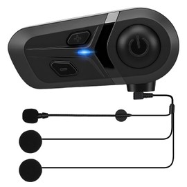 Casco de Motocicleta con Cancelación de Ruido, Auriculares con Asistente de Voz, Respuesta Automática, Llamada, Control de Música, GPS