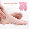 OHPHCALL 4Pcs gel foot mask gloves cosmetology kit spa gloves