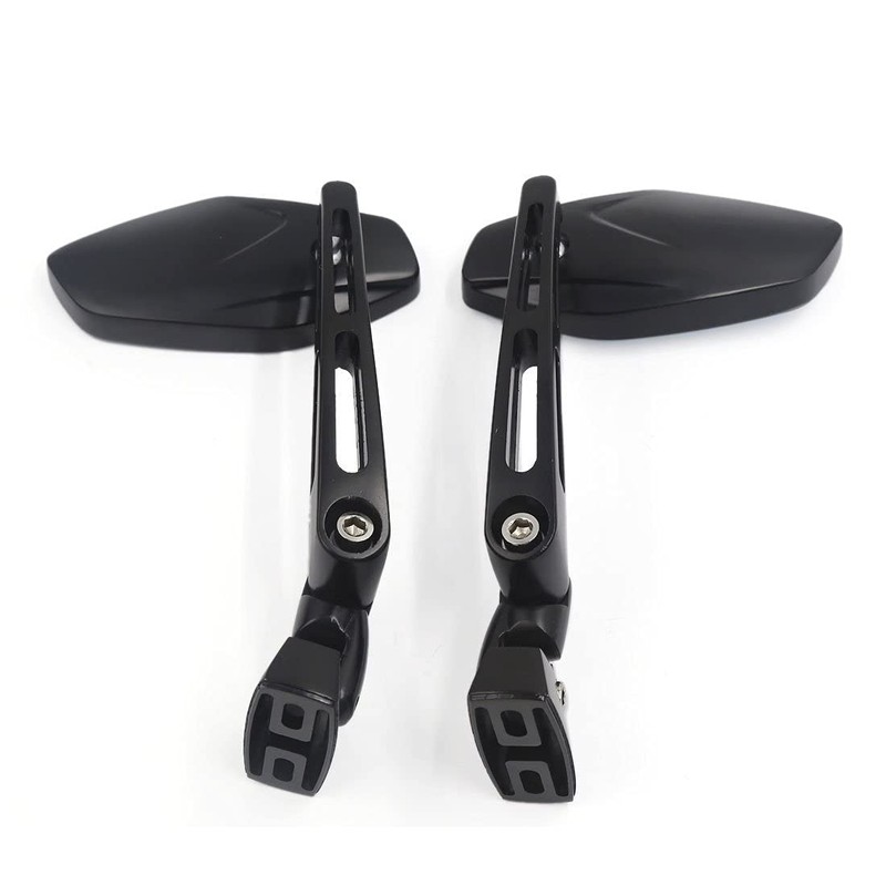 Sixty61 Black Convex Adjustable Mirrors Compatible With ZX14 ZX14R 2006-2026
