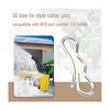 30 Pcs Bow Tie Lock,194209 194208 Bow Tie Lock Cotter