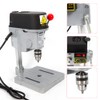 Mini Electric Bench Drill Stand, 3-Speed Benchtop Drill Press, 110V