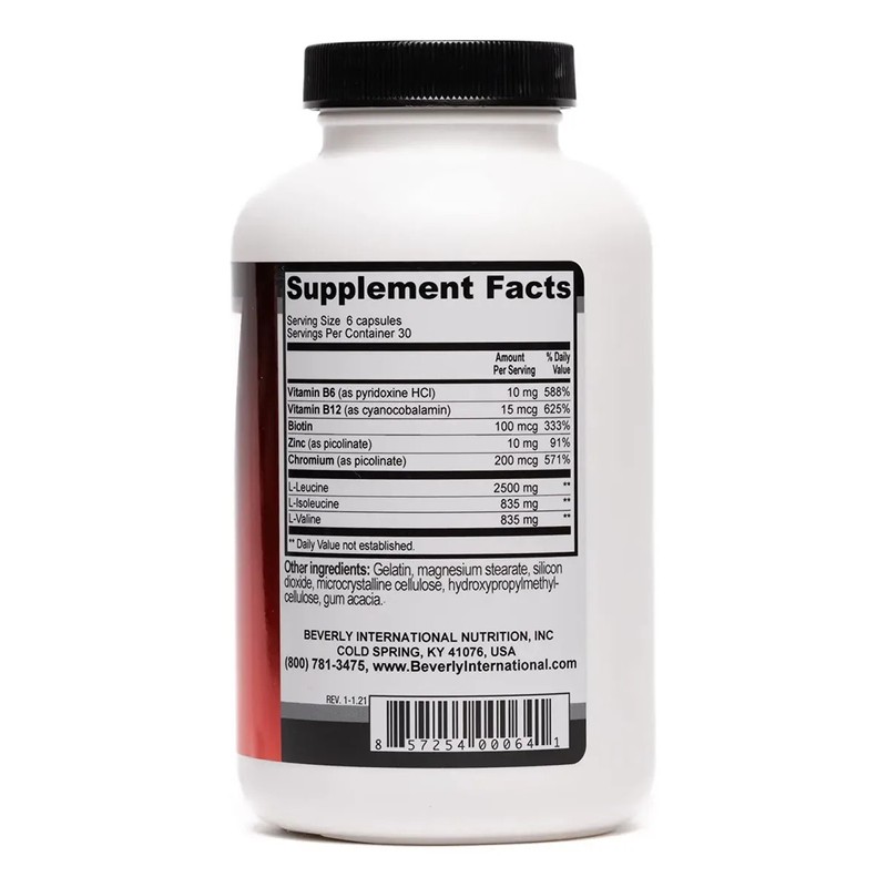 Beverly Muscularity Bcaa 180 Cápsulas Aminoácidos