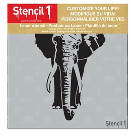 Elephant Stencil 5.75" x 6"