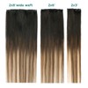 SURNEL Clip-In Real Hair 16 Inch Clip-In Hair Extensions 100