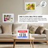 Johnziny 8 Inch Digital Day Calendar Clock, Dementia Clock for