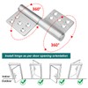 OTTFF 2 Pack 5-1/2" x 4" Lift Off Hinge, Stainless
