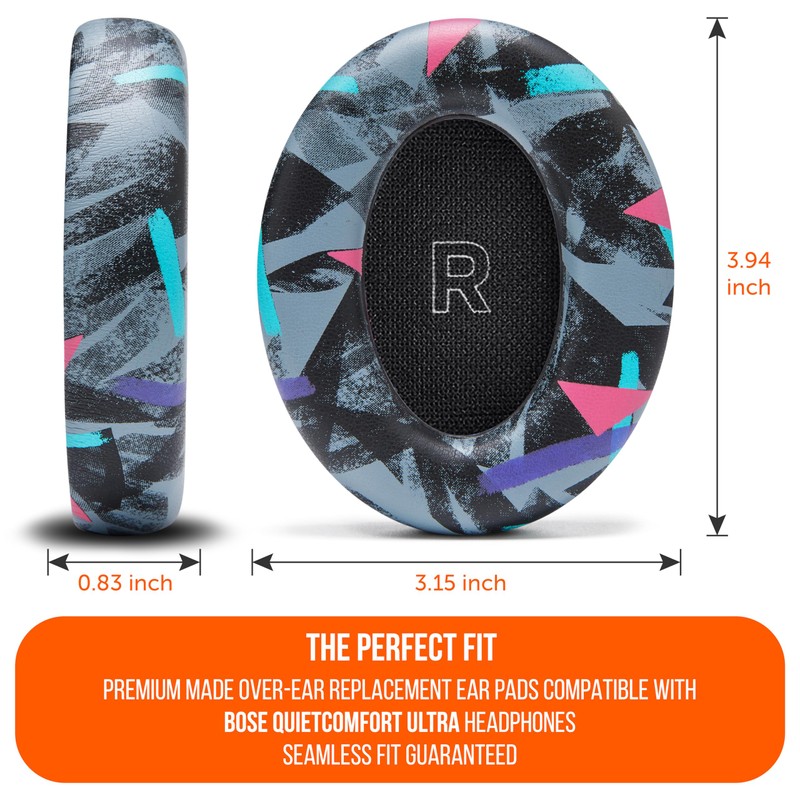 WC PadZ QC Ultra – Upgraded Replacement Earpads Compatible with