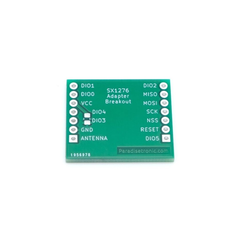 SX1276 Breakout Adapter with Pin Headers for Breadboards, LoRa Breakout