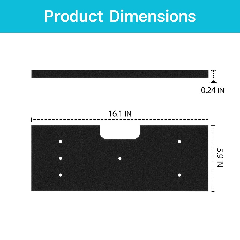 8 Pack WH01X35719 Lint Foam Filter for GE Profile Washer