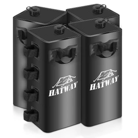 Hatway Canopy Water Weight Bag,220 LBS Water Tent Weights Set of 4 Leg Weights for Pop Up CanopyGazebo,Canopies,Tent-4 * 25L-Black