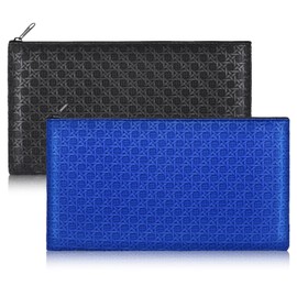 Wteehn 2pack Money Bag, Cash Zipper Pouch, Bank Bags, Cash Wallet, Cosmetic Receipts Coins Small Tools Organizing Storage Bag