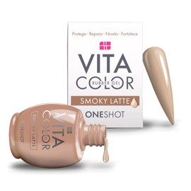 VITA COLOR - RUBBER GEL by ONE SHOT 0.47 Oz (SMOKY LATTE)