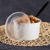 Karat C-KDL127-PP 20 oz PP Food Container Flat Lids (Case