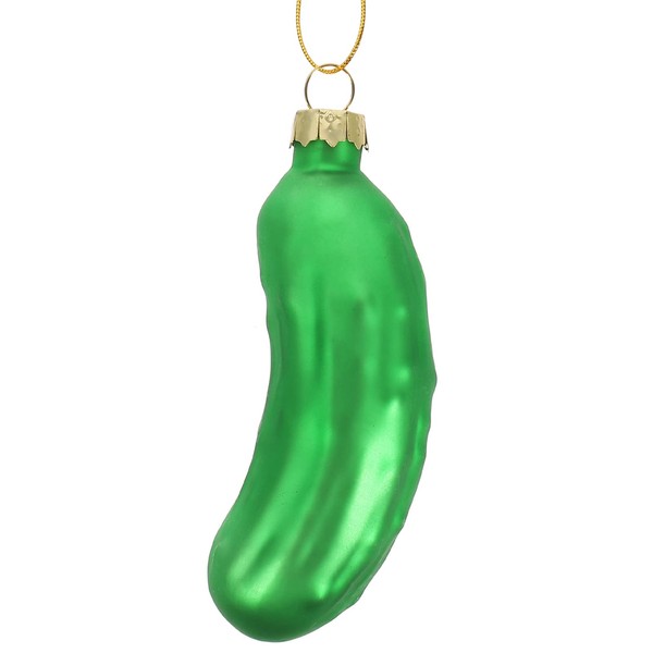 VALICLUD Christmas Cucumber Christmas Tree Decoration Mouth-Blown Glass Tree Decoration