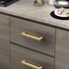 Fiabgum 5 Inch Gold Cabinet Handles,10PCS Cabinet Pulls,Square Kitchen Hardware