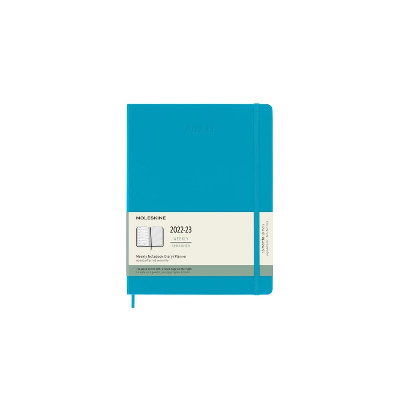 Moleskine - Weekly Planner 18 Months 2022-2023, Weekly Planner With