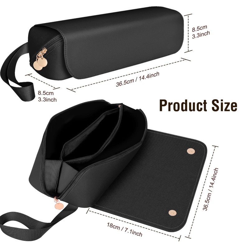 SS Hair Tools Travel Bag and Heat Resistant Mat for