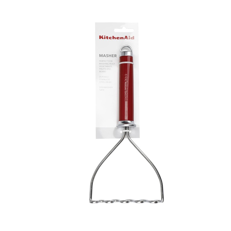 KitchenAid Potato Masher, Strong Stainless Kitchen Utensil, Durable and Easy