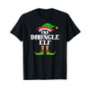 Druncle Elf Matching Family Group Christmas Party Pyjamas T-Shirt