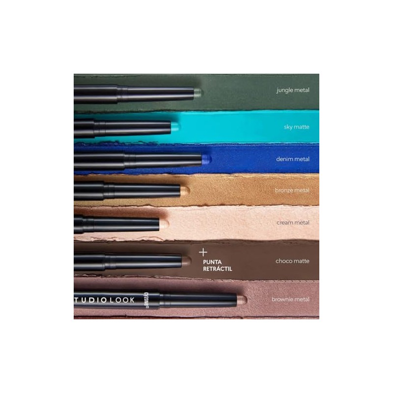 Cyzone Sombras Retráctiles Eyes To Go Studio Look, Brownie Metal,