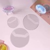 YJRUNFU Can Badge Cover, 2.3 inches (58 mm), High Transparency,
