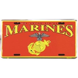 HangTime Military United States Marines License Plate