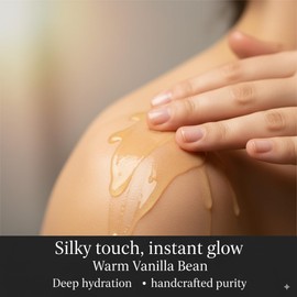 Vanilla Body Oil 4.06 Fl Oz – Hydrating & Nourishing Natural Body Oil for Dry Skin, Massage & Daily Moisturizing, Handcrafted with Plant Oils & Vanilla Extract