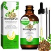 Moringa Oil, Cold-Pressed Moringas Oil for Hair, Face, Anti-Aging, Skin