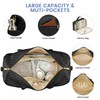 Weekender Travel Duffle Bag for Women: Overnight Bags with Shoe