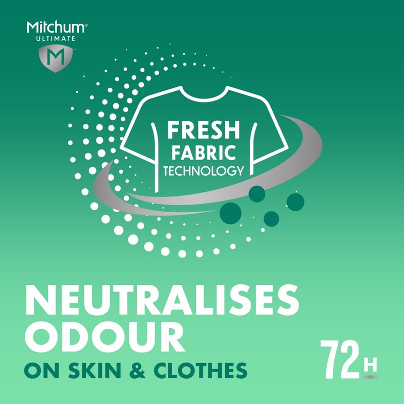 Mitchum Men's Mitchum Ultimate 72H Roll-on Bold Energy