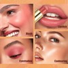 Contouring Stick,Blush Highlighter Stick,Waterproof Contour S-tick That Effortlessly Contours the