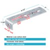 OTTFF 4 Pack L Shaped Fender Bracket, Boat Trailer Top