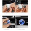 Liyquint 2 Pieces Stick on Dashboard Car Clock,Mini Tiny Small
