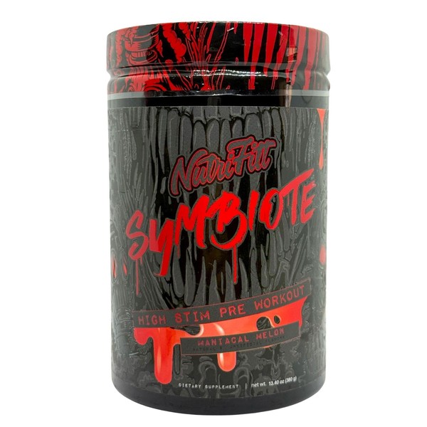 Preentreno Symbiote 380 g Maniacal Melon (Sandía Ácida) NutriFitt