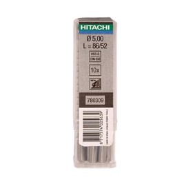 Hitachi – 780285 Drill Bit for Metal hss-din 338 Multipack 10 You 3 X 61 mm Long Util 33 mm