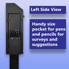 Suggestion Box with Stand, Floor Standing Offering Box, Heavy Duty