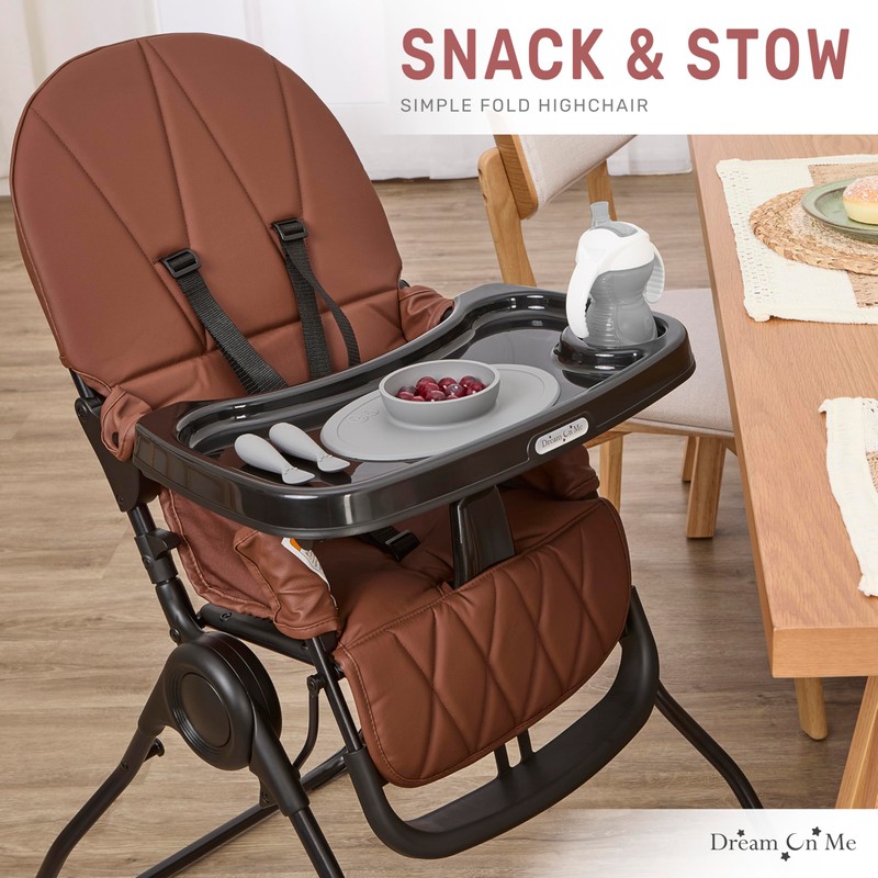 Dream On Me Snack and Stow Baby high Chair in