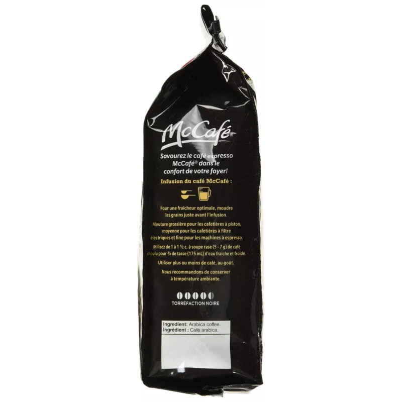 McCafe Espresso Whole Bean Coffee, 300g/10.6 oz., {Imported from Canada}
