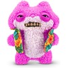Fuggler Vacay Vibes by ZURU, Funny Ugly Monster, Plush, Collectible, Toy (Sketchy Squirrel - pink)