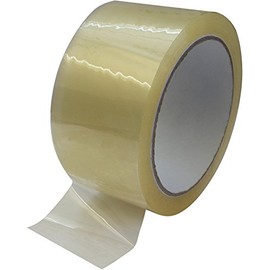 12 Rolls of Polypropylene Transparent 43MY Low Noise Parcel Packing Tape 66 m x 50 mm Low Noise Packaging Tape Professional