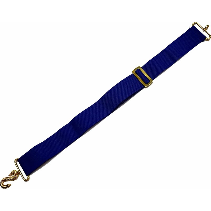 APRON BELT EXTENDER EXTENSION FOR MASONIC APRONS BLUE/GOLD