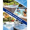 Mariocsa Hot Tub Bubble Cover 7 x 7 FT for