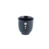 (Outlet Included) Polka Dot Long Tea Bowls Black (DOTS BLACK