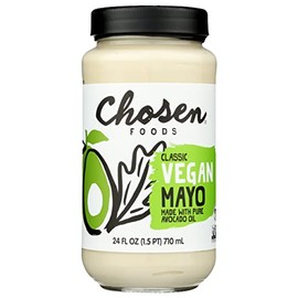 Chosen Foods Vegan Avocado Oil Mayo, Gluten Free & Non-GMO, 24 Oz (Pack of 6)