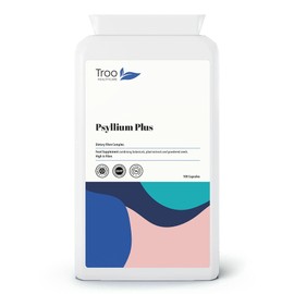 Digest-Flow Psyllium Plus Dietary Fibre Complex - 100 Capsules | Soluble and Insoluble Fibre Blend | UK Manufactured to GMP Standards
