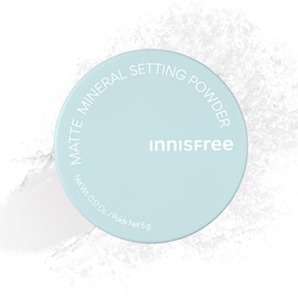 innisfree innisfree No-Sebum Matte Mineral Setting Powder, Korean Makeup, Blurring Loose Powder, Fragrance Free, Translucent