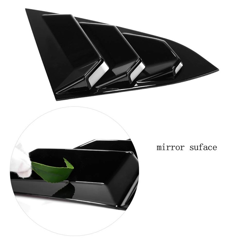 Thenice for 10th Gen Civic Rear Side Window Louvers Racing
